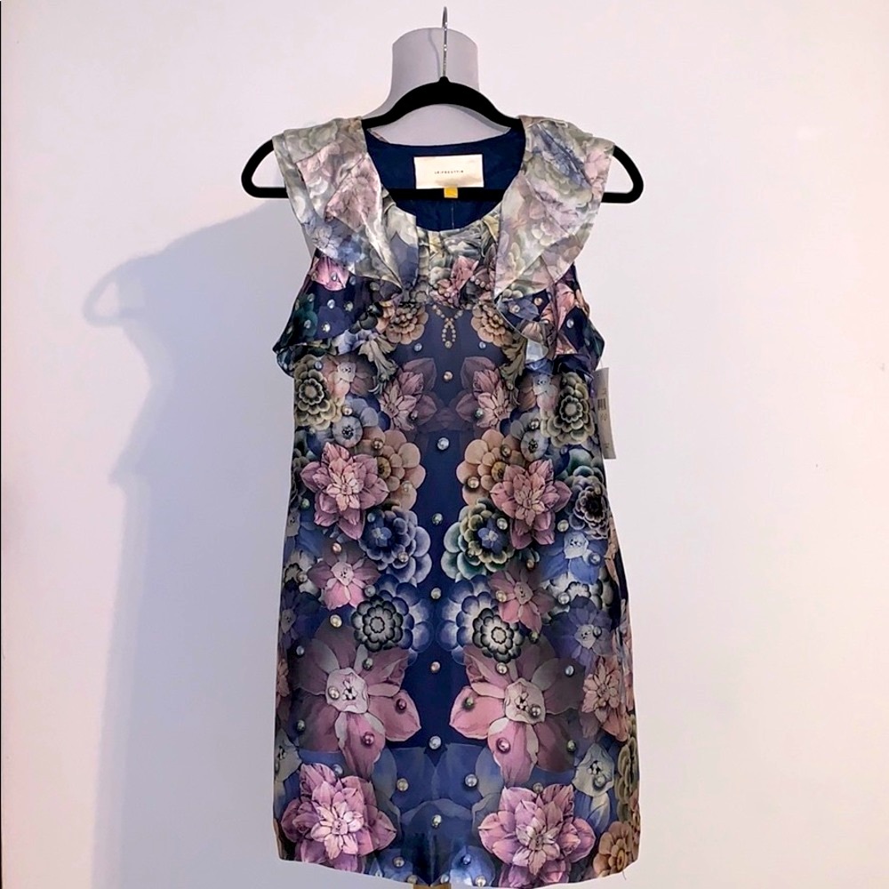 Anthropologie | Leifsdottir Floral Pearl Dress